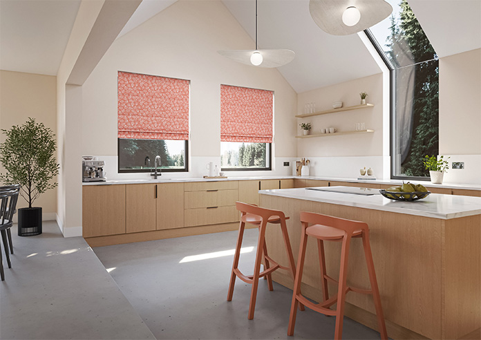 Sandbank, Orange Reef - Roman Blind - Image 6